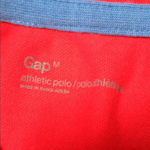 GAP Men's Red and Black Polo - Picture 7 of 11
